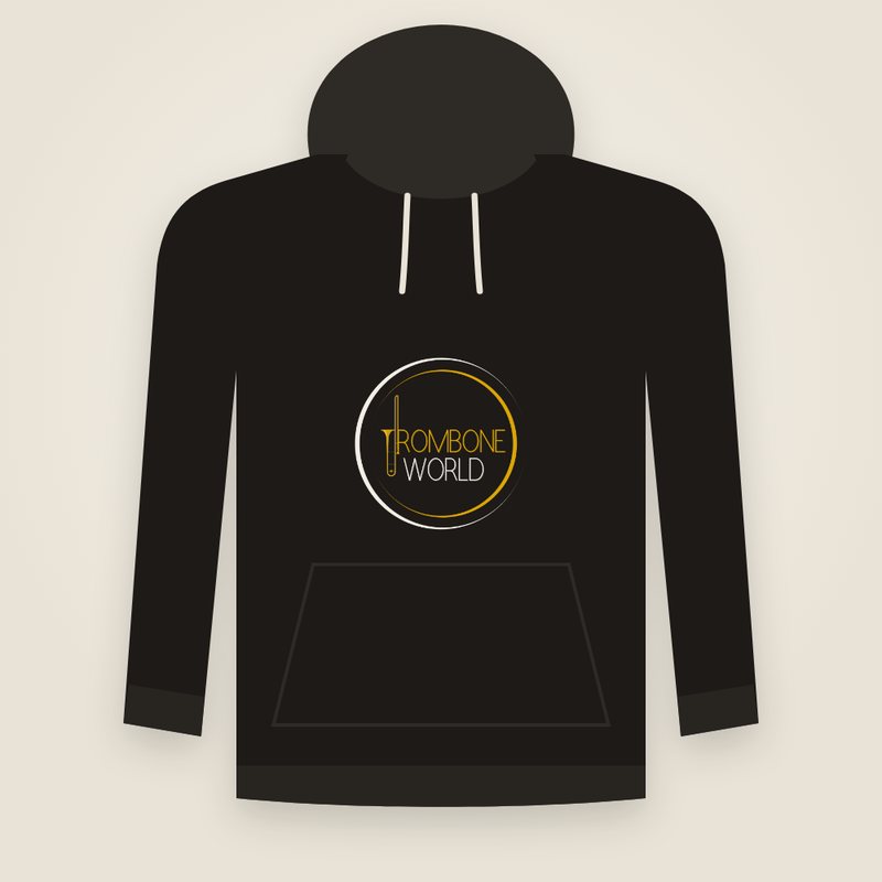 Trombone World Hoodie: black