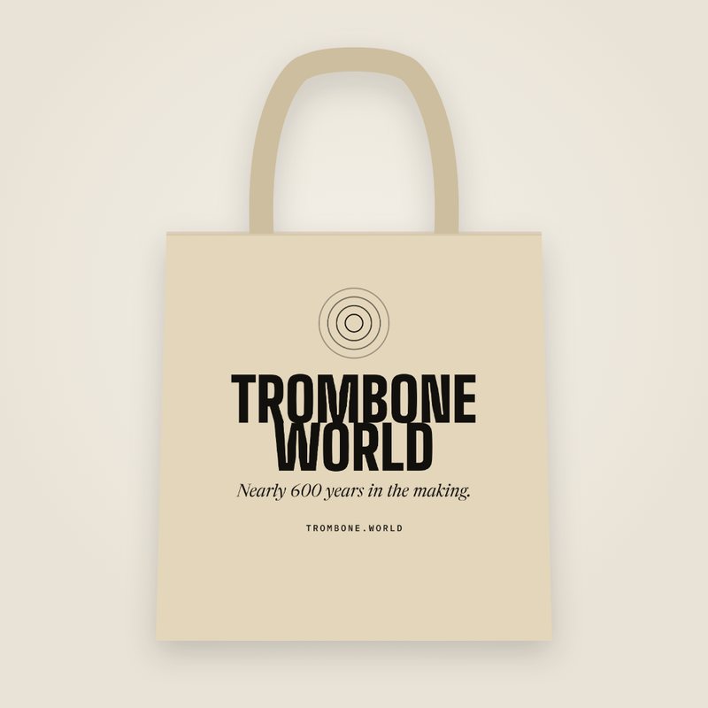 Trombone World Tote: natural